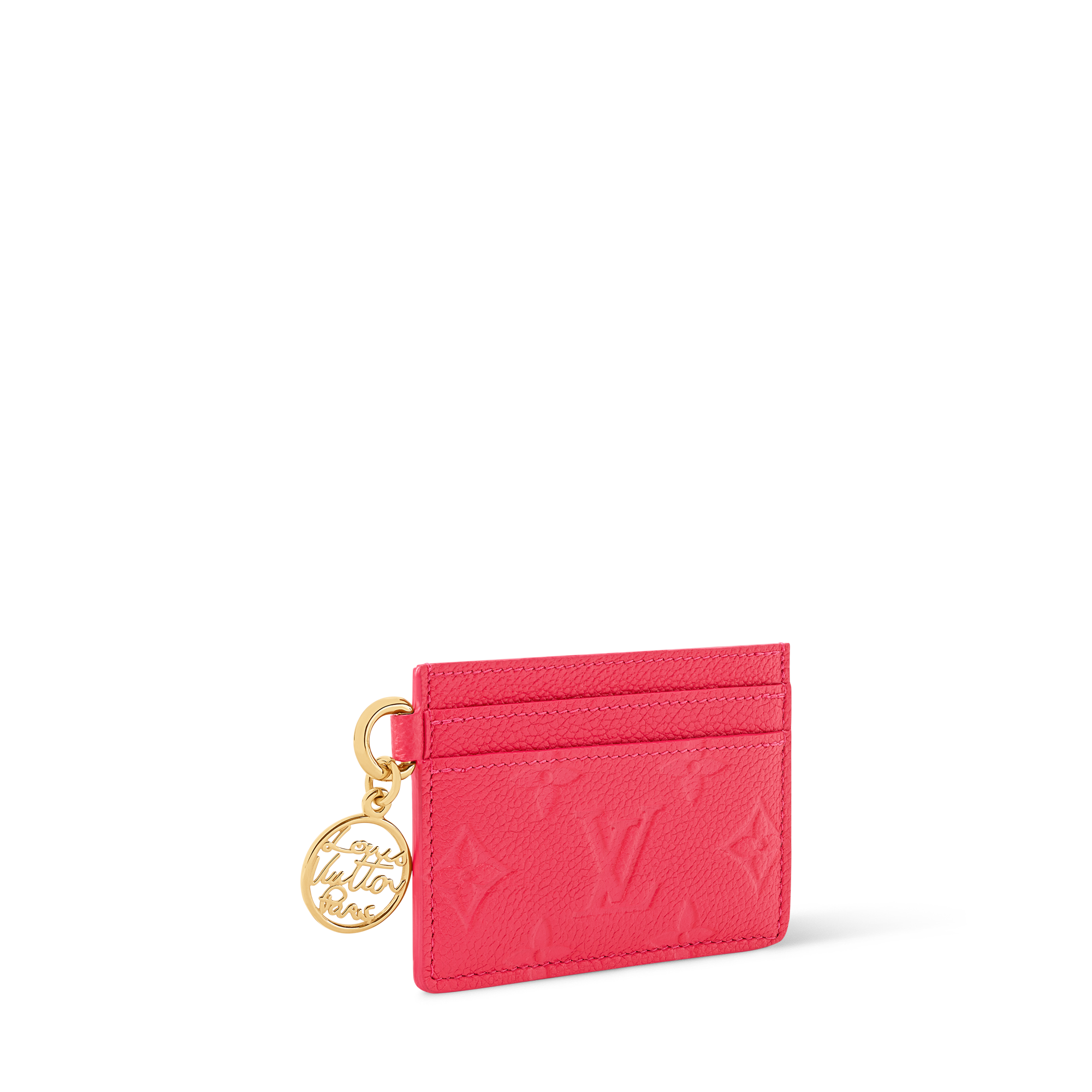 LOUIS VUITTON トランプ カード LV Charms Card Holder Monogram Empreinte Leather - Women - Small